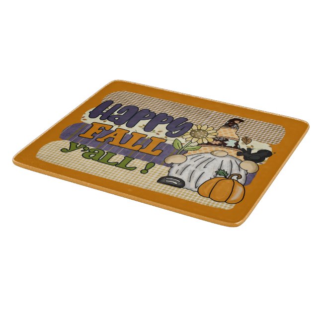 Tabla De Cortar lindo Happy Fall  (Borde)