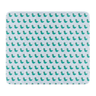 Tabla De Cortar Lindo pájaro azul