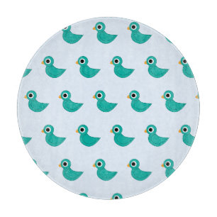 Tabla De Cortar Lindo pájaro azul