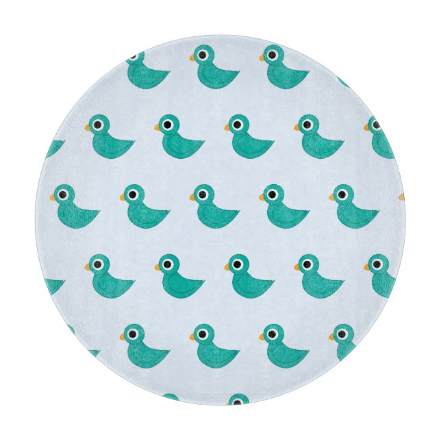 Tabla De Cortar Lindo pájaro azul (Anverso)