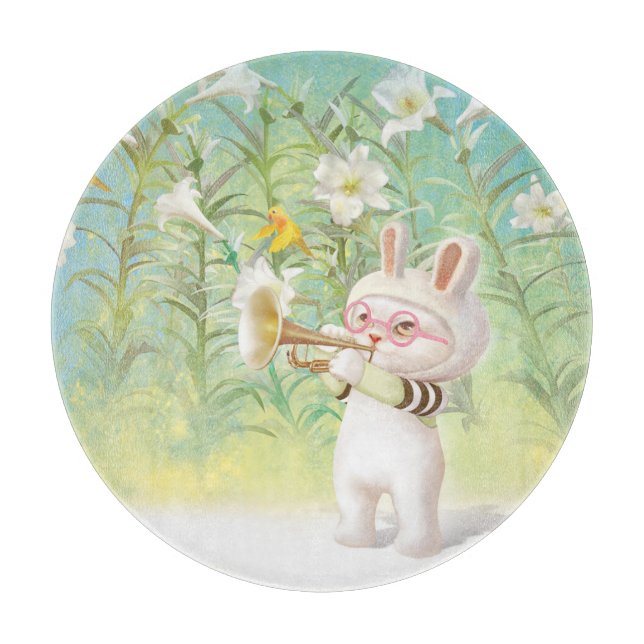 Tabla De Cortar Lirio en Blooming (Anverso)