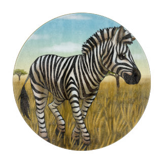 Tabla De Cortar Little Zebra cutting board