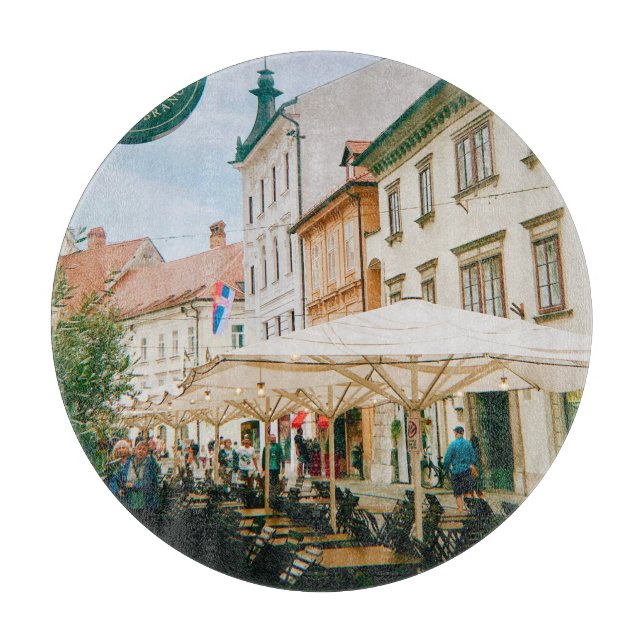 Tabla De Cortar Ljubljana Cityscape (Anverso)