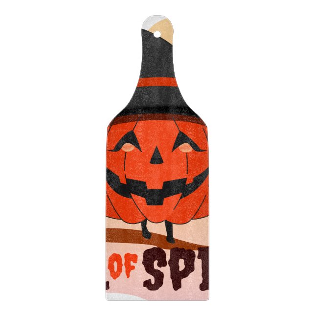Tabla De Cortar Llamado de Espíritu de Halloween (Anverso)
