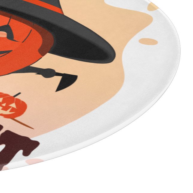 Tabla De Cortar Llamado de Espíritu de Halloween (Borde)