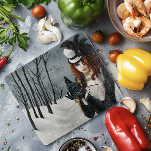 Tabla De Cortar Llave de libélula de invierno steampunk victoriano