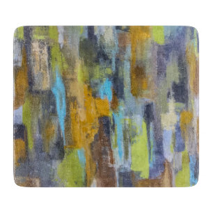 Tabla De Cortar Lluvia otoñal 6 x 7 Tablero de corte de vidrio Dec