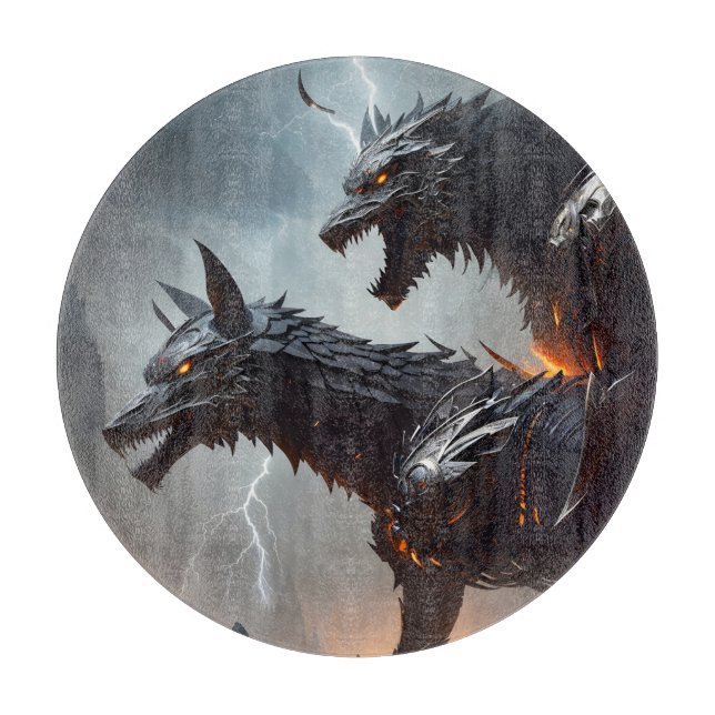 Tabla De Cortar Lobos de Cyborg Lightning (Anverso)