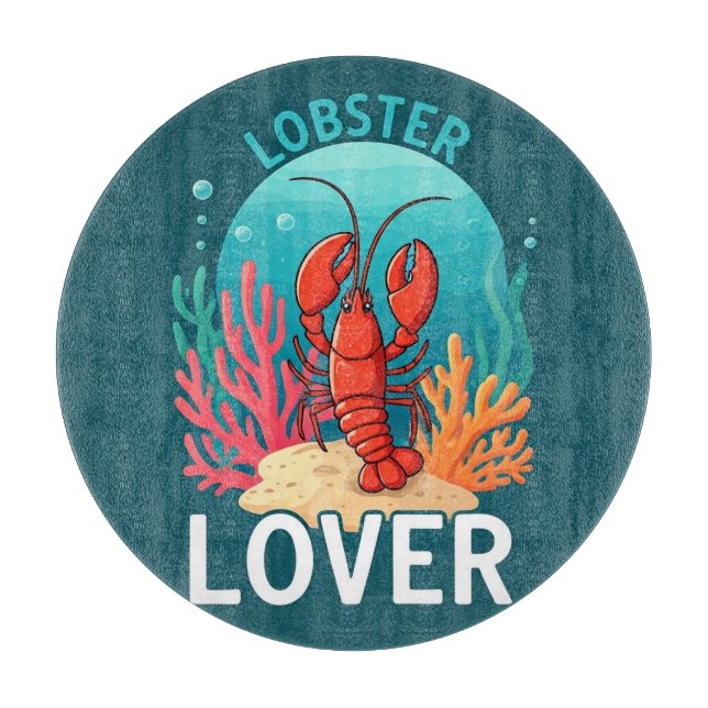 Tabla De Cortar Lobster Lover (Anverso)