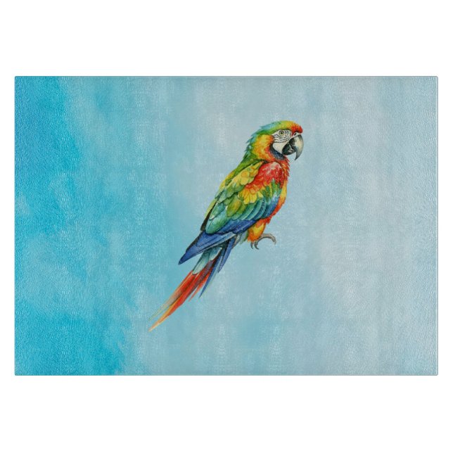 Tabla De Cortar Loro (Anverso)