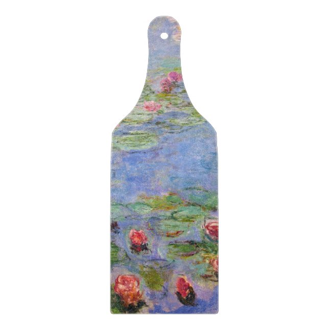 Tabla De Cortar Los lirios de agua de Claude Monet (Anverso)