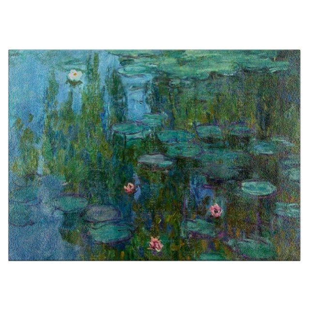 Tabla De Cortar Los ninféas de Claude Monet (Anverso)