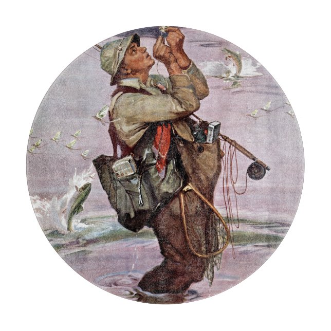 Tabla De Cortar Los peces están saltando (Anverso)