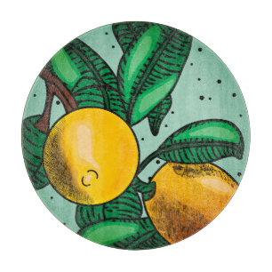Tabla De Cortar Lovely Lemons Oven Mitt and Pot Holders