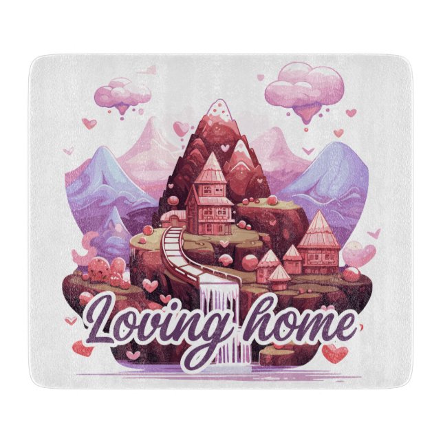 Tabla De Cortar Loving home (Anverso)
