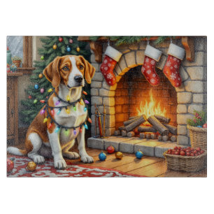 Tabla De Cortar Luces de Navidad para Foxhound inglés americano