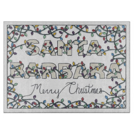 Tabla De Cortar Luces Navidades de Santa Bárbara