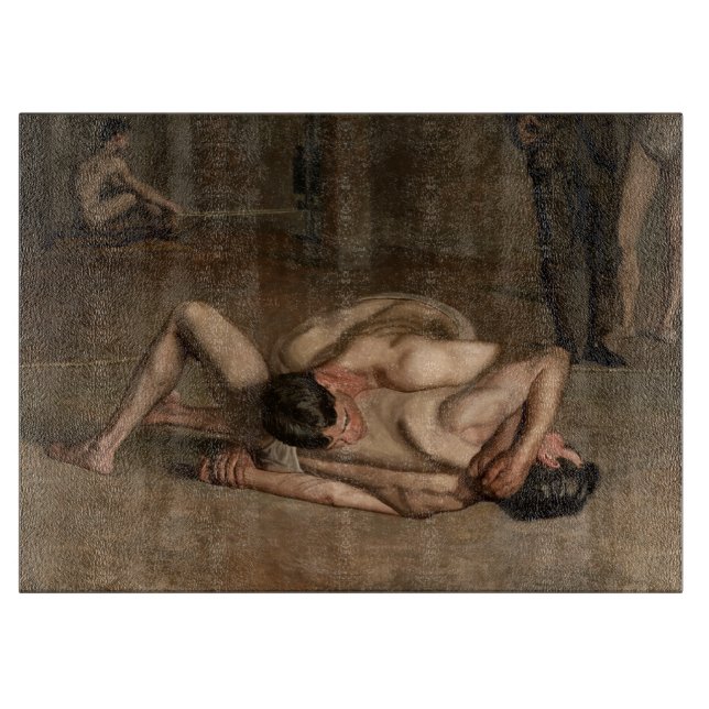 Tabla De Cortar Luchadores (de Thomas Eakins) (Anverso)
