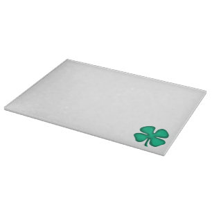 Tabla De Cortar Lucky 4 Leaf Irlandés Clover Tablero de corte de v