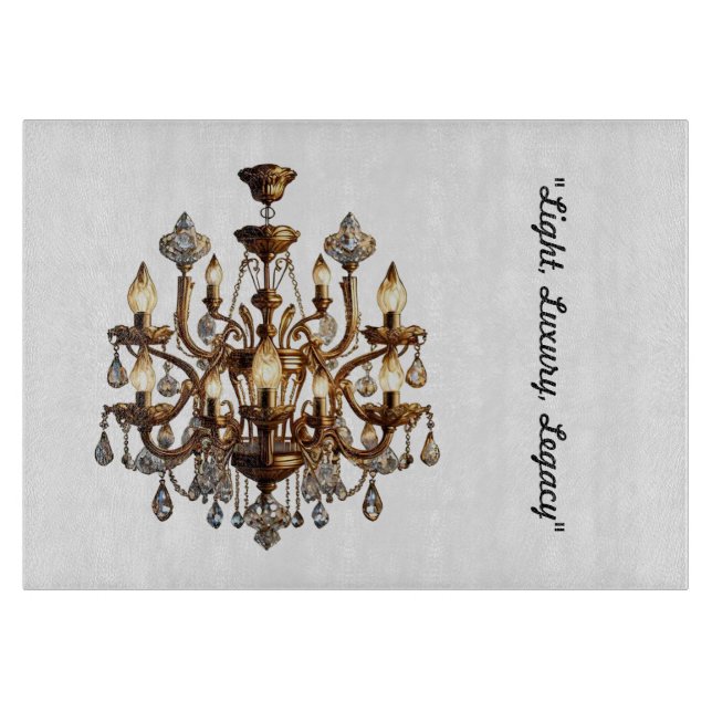 Tabla De Cortar "Lujo iluminado" (Anverso)