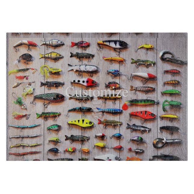 Tabla De Cortar Lures Thunder_Cove de pesca clásica (Anverso)