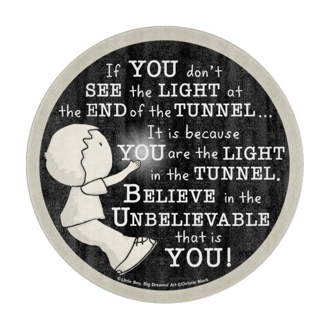 Tabla De Cortar Luz en el túnel (Anverso)