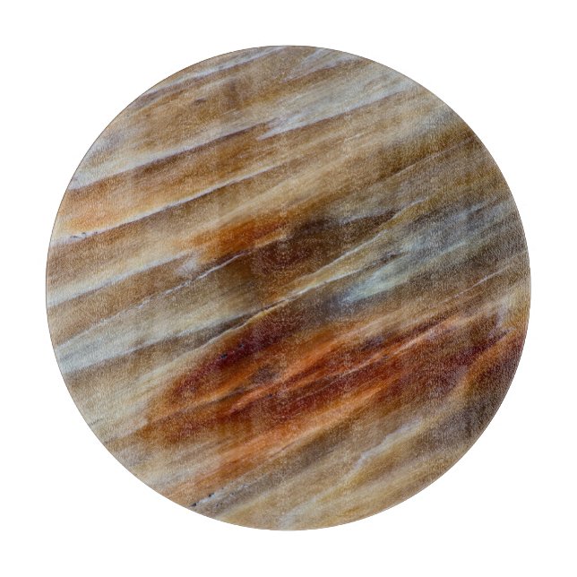 Tabla De Cortar Madera Petrificada Dentada (Anverso)