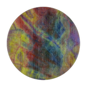 Tabla De Cortar Madera Petrificada Vertical