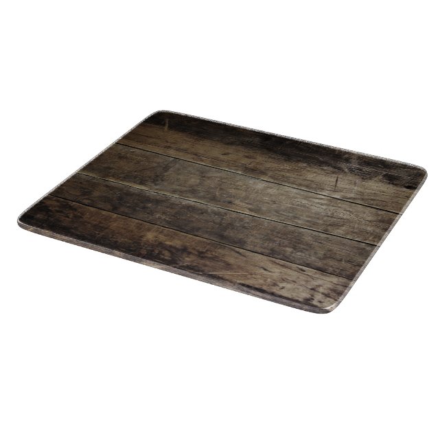 Tabla De Cortar Madera Rústica Falsa (Borde)