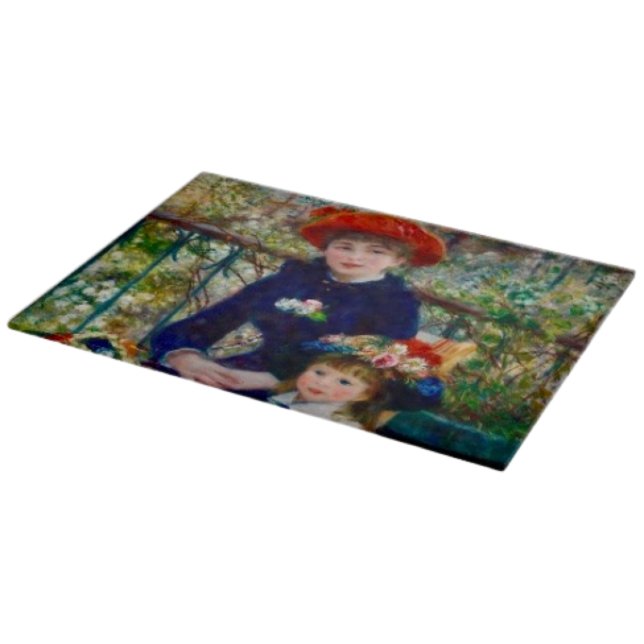 Tabla de cortar Madre e Hijo de Renoir (Glass Cutting Board – 5 different sizes. 100% food safe.  tempered glass Non-skid rubber feet. 
)
