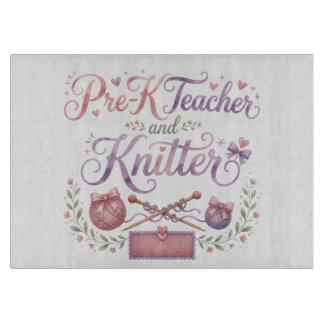 Tabla De Cortar Maestra de Pre-K y cortadora de vidrio decorativo 