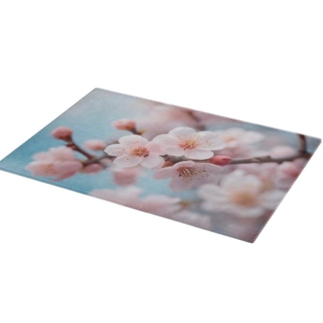 tabla de cortar Magic Blossom rosa (A beautiful cutting board for Mom—practical, stylish, and perfect for Mother’s Day.
)