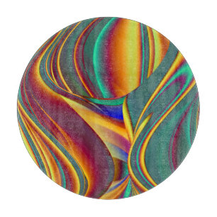 Tabla De Cortar Mágica de las flores de otoño del verano de primav