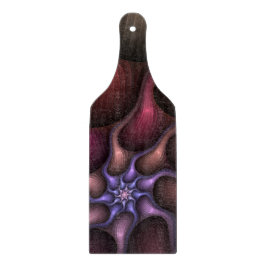 Tabla De Cortar Magnífico Resumen Brillante Fractal a rayas