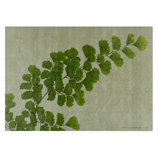 Tabla De Cortar Maiden Hair Fern Frond (Anverso)