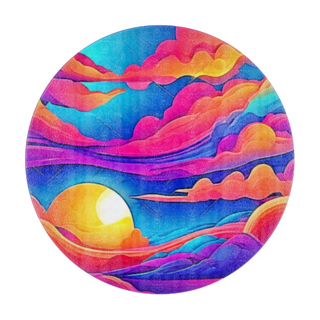 Tabla De Cortar Majestad de A Sunset (Anverso)