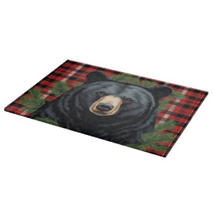Tabla De Cortar Majestuoso tablero de corte del oso negro del nort