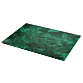 Tabla De Cortar Malaquita verde