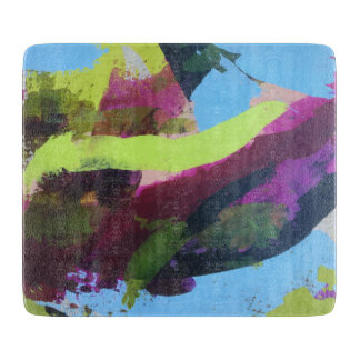 Tabla De Cortar Malibu 6 x 7 Tablero de corte de vidrio Deco