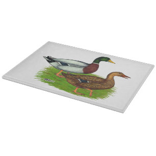 Tabla De Cortar Mallard Drake y Duck