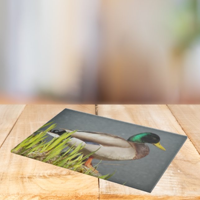Tabla De Cortar Mallard Duck Wildlife Large (In Situ)