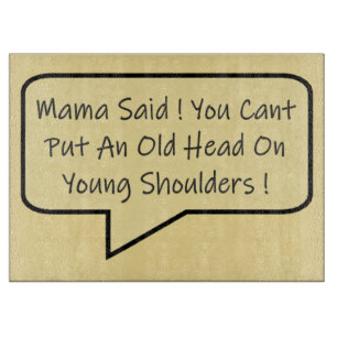 TABLA DE CORTAR MAMA ES UNA MUJER SABIENTE TIPO DE MENSAJE GRÁFICO