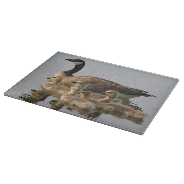 Tabla De Cortar Mamá ganso y sus ansarones (Borde)