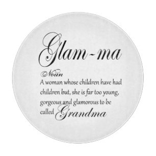 Tabla De Cortar Mamáes GLAM definición de abuela
