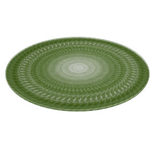 Tabla De Cortar Mandala de Sierras Verdes en tribales