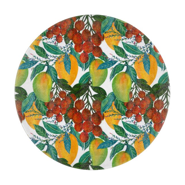 Tabla De Cortar Mango exótico: verano sin mar (Anverso)