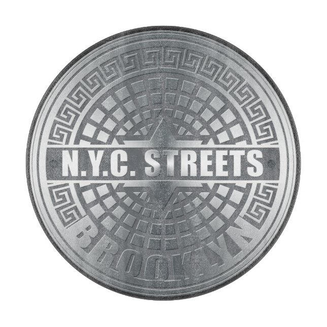 Tabla De Cortar Manhole Covers Brooklyn (Anverso)