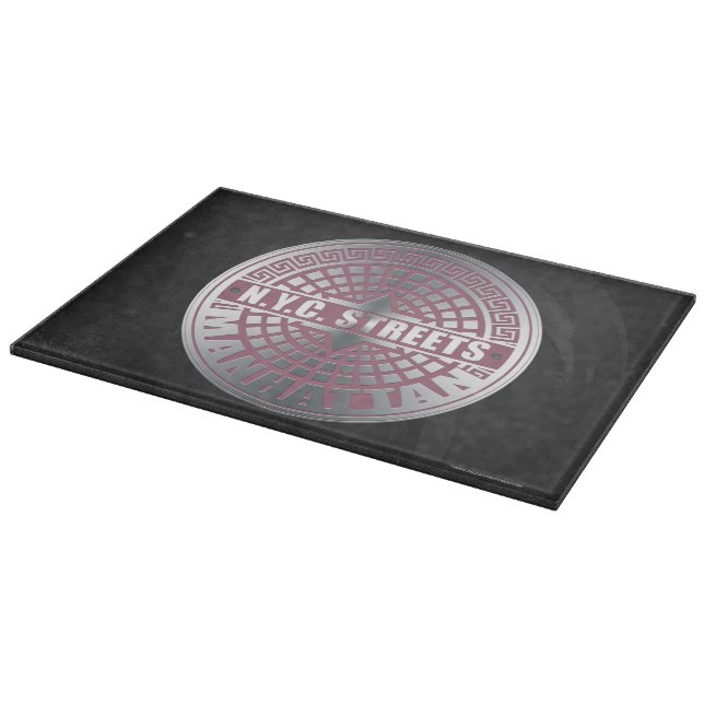 Tabla De Cortar Manhole Covers Manhattan (Borde)