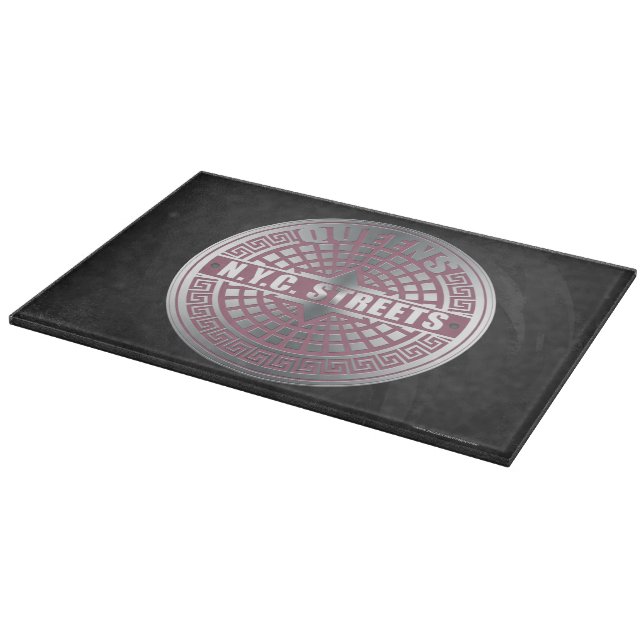 Tabla De Cortar Manhole Covers Queens (Borde)
