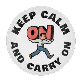 Tabla De Cortar Mantenga la calma y continúe